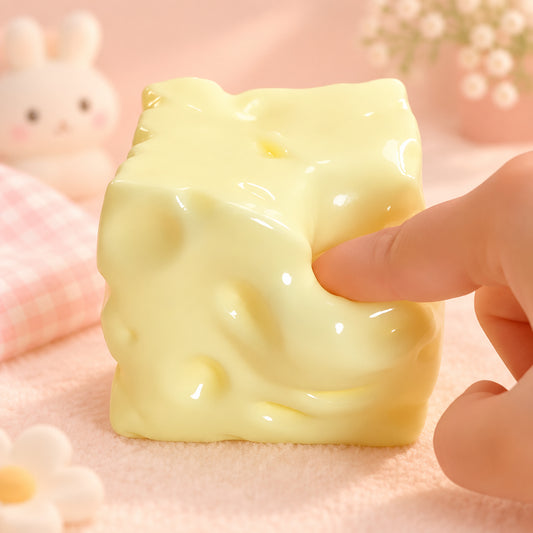Cheese Squishy - Vaseline filled