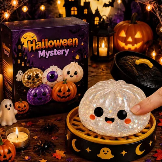 Halloween Glitter Dumpling Squishy